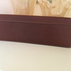 NWT COACH RARE leather Tie Case holder travel tan